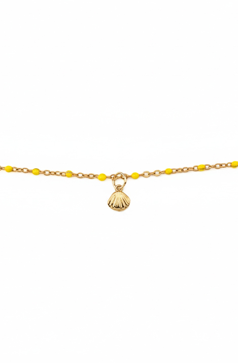 Pulseira pe concha a